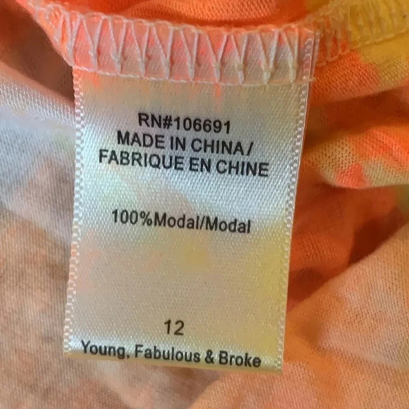Young Fabulous & Broke Tie Shoulder Tank Top - Picture 7 of 8